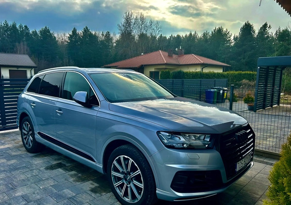 Audi Q7 cena 157000 przebieg: 94900, rok produkcji 2018 z Warszawa małe 211